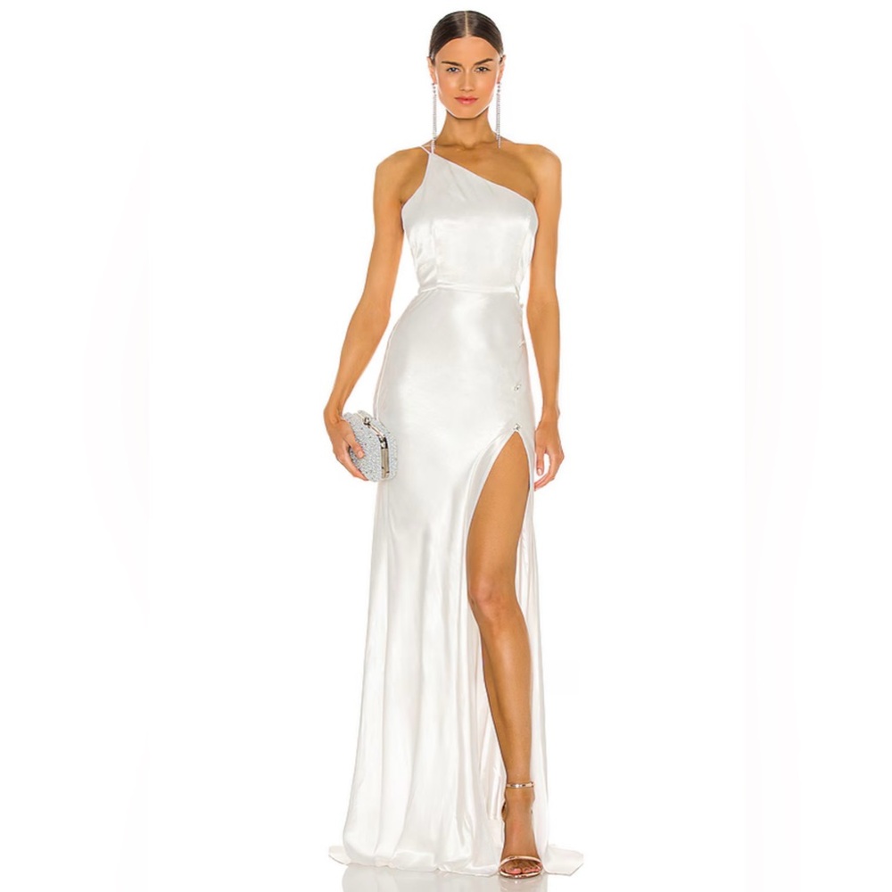 CLOSET CLOSING Sau Lee Hailey Gown in Ivory Sz 2 Revolve